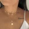 CHOCKER TREVO FLORZINHA BANHADO A OURO - Image 2