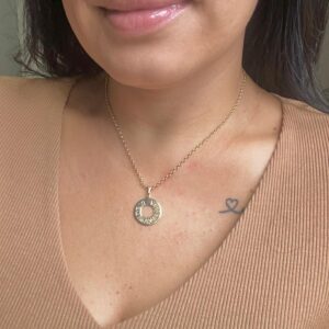 COLAR ELO PORTUGUES COM PINGENTE FRASE