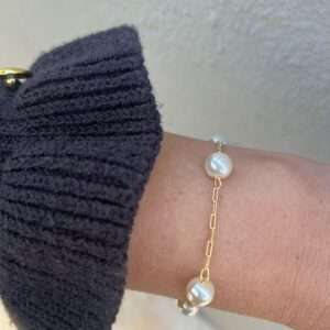 PULSEIRA PÉROLAS SEMIJOIA