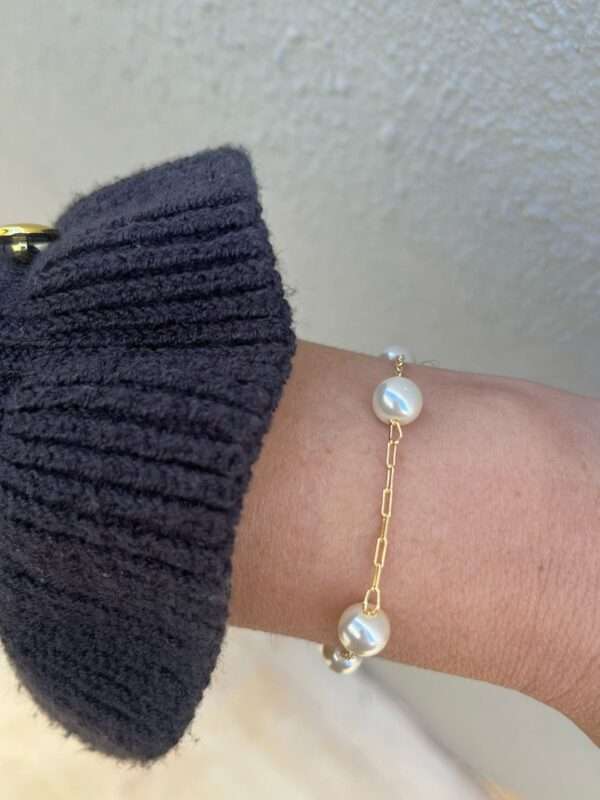 PULSEIRA PÉROLAS SEMIJOIA