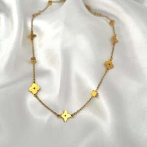 COLAR INSPIRAÇÃO AÇO DOURADO