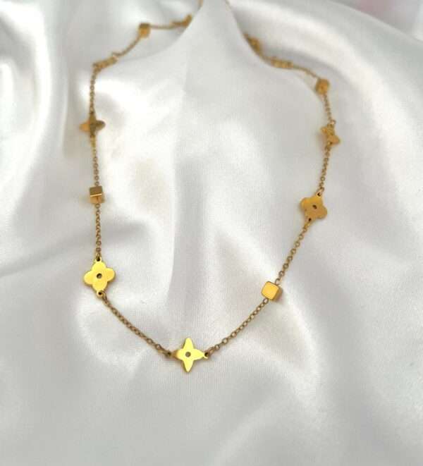 COLAR INSPIRAÇÃO AÇO DOURADO