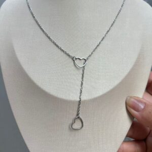 COLAR GRAVATINHA CORAÇÃO DE AÇO