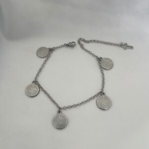 PULSEIRA MEDALHAS SAO BENTO AÇO